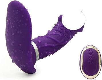 Adult Toy for Women Pleasure Licking Wearable Vibrator Smooth Flexible Silicone Wireless Remote Control Vibrating USB Rechargeable Massager for W